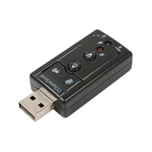 7.1 Usb Stereo Ses Adaptörü , Harici Ses Kartı, Pc Ve Dizüstü Bilgisayar İçin 3d Usb Ses Adaptörü,