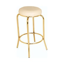 Bar Taburesi Gold - Krem Çok Renkli