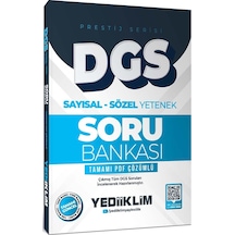 Yediiklim 2026 Dgs Prestij Serisi Sayısal Sözel Yetenek Tamamı Pdf Çözümlü Soru Bankası