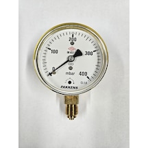 Pakkens Çap 63 Alttan 400 Mbar Diyaframlı Manometre