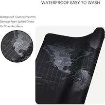 Dünya Haritalı 90x40 Cm Mouse Pad, Dünya Desenli Mouse Pad