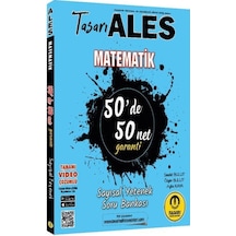 ALES Matematik 50 de 50 Net Sayısal Yetenek Soru Bankası Video Çözümlü- Tasarı Akademi