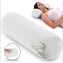 SimpleThePillow Visco Ortopedik Çok Amaçlı Silindir Yastık