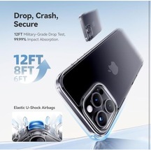 İle Uyumlu Şeffaf Clear Silikon Yüksek Kalite Darbeye Dayanıklı Şık Telefon Kılıfı İphone 16 Pro Max 50 x 22