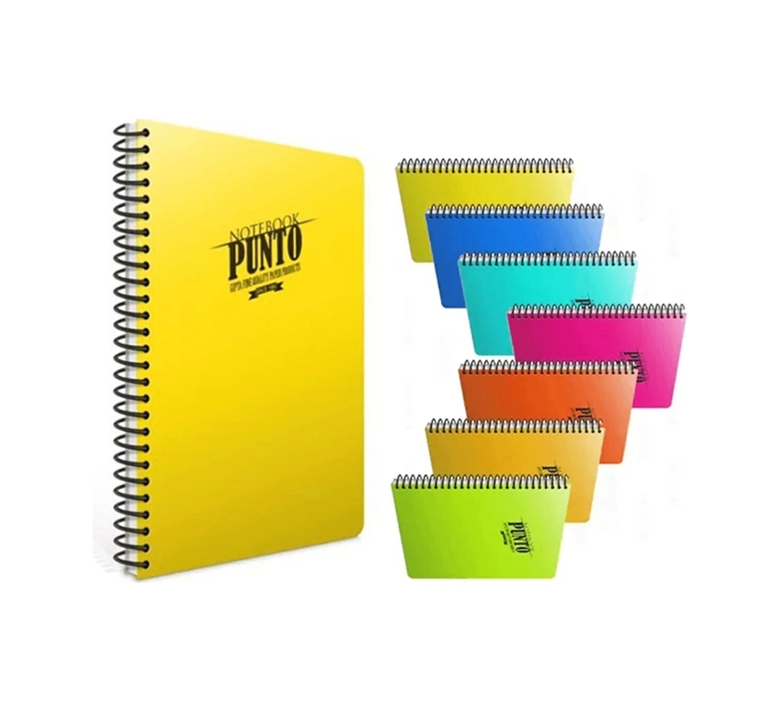 Punto Spiral Pp Kapak Defter A4 120 Yaprak Kareli
