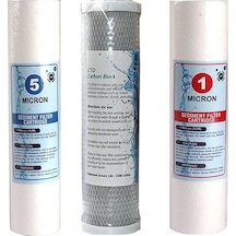 Su Arıtma Cıhazı 3Lü Filtre Takımı 1. Kalite