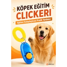 Köpek Eğitim Clicker Bilek Askılı Sesli Eğitim Aparatı