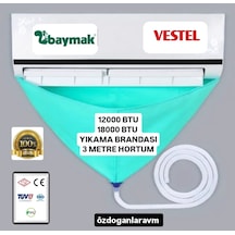 Dogant Xxl Klima Temizleme Brandası 3 Metre Hortumu 12000 Ve 1800