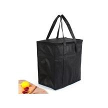 Taşınabilir Termal Yalıtımlı Öğle Yemeği Çantası Katlanır Piknik Çantası Tote Soğutucu Buz Paketi 43cm Çok Renkli