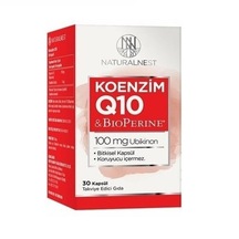 Naturalnest Koenzim Q10 100 Mg ( Ubikinon ) 30 Hard Kapsül