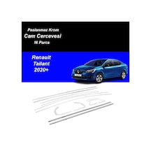 Renault Taliant 2020+ 16 Parça Tamtur Krom Cam Çıtası