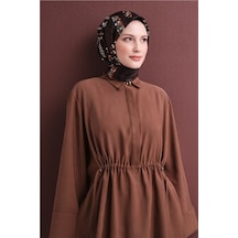 Armine Saf İpek Sura Eşarp 9634d 83 Lacivert Bronz