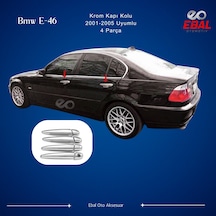 Ebal Otomotiv BMW 3 seri E46 Krom Kapı Kolu 4 Kapı 2001-2005 P. Çelik