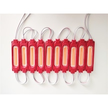 Replax Parmak Cob Led Kırmızı 12 Volt Su Geçirmez 10,lu 3m Bantlı