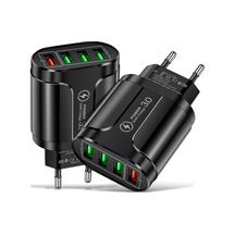 4 Usb 45 W Usb Şarj Aleti Hızlı Şarj Qc 3.0 Duvar Şarj İphone Uyumlu 15 14 Samsung Uyumlu Es 1 Adeat