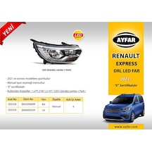 Far Manuel Sol - Led Drl + Park Renault Express 2021 1 Ad