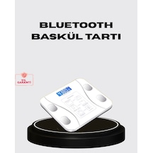 Mey İthalat Akıllı Dijital Baskül Bluetooth Bağlantılı, 8 Ölçüm Verili, Akıllı Vücut Analiz Tartısı