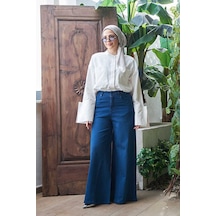 1162-denim Pantolon Etek Lacivert Lacivert