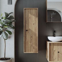 Banyo Dolabı Mat Mdf 110 X 35 Cm Banyo Boy Dolabı Atlantik Atlantik Çam
