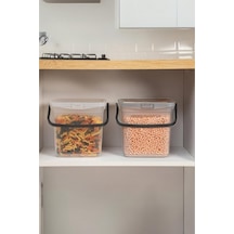 2 Li Multibox Erzak Saklama Kabı & Saklama Kutusu 6 Lt Şeffaf Diğer