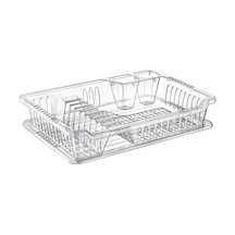 Şeffaf Menekşe Bulaşıklık- Bulaşık Sepeti-Tabaklık Küçük Boy Şeffaf