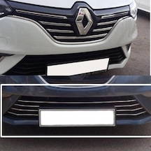 Renault Megane 4 Ön Panjur + Ön Tampon Çıtası Set 2016-2020