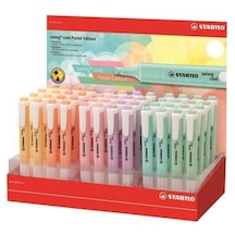Stabilo Fosforlu Kalem Swing Cool Pastel 6 Renk 48 Li Paket Çok Renkli