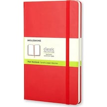 Moleskine Çizgili Kırmızı Defter Sert Kapak