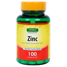 Vitapol Çinko Sülfat 15 Mg 100 Tablet Zinc