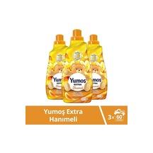 Yumoş Extra Konsantre Çamaşır Yumuşatıcısı Hanımeli 1440 Ml 3 Adet Yumoş Hanımeli 1440