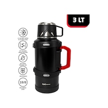 Rox Camping 3000 Kamp Termos 3.0 Lt Siyah