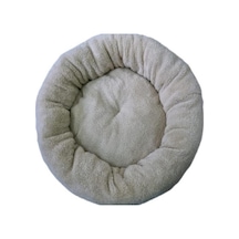 Welsoft Ekru Beyaz Kedi ve Köpek Yatağı 60 cm