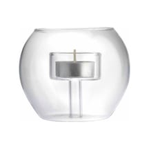Pasabahce Globe Tealight Mini Mumluk - 1 Adet Şeffaf