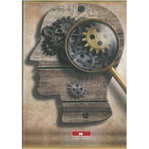 Komeks Dikişli Defter Karton Kap. Kareli 80 Yp A4 Beyin