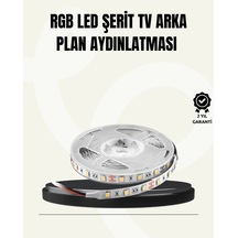 Hubrendy Tekno Tv Arkası Led Şerit Işık Otomatik Açma Kapama Özellikli 2mt