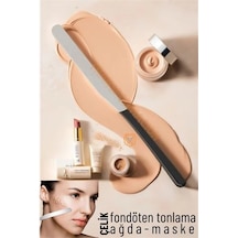 Maske Sıvı Fondöten Tonlama Spatulası Çelik Çok Renkli