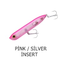 Heddon Chug N Spook Su Üstü Suni Yem Pink / Silver Insert