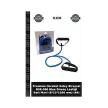 Premium Hareket Kolay Bireysel Dse-300 Blue Direnç Lastiği Sert Mavi 8 12 1200 Mm 48