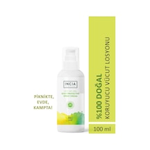 INCIA %100 Doğal Koruyucu Vücut Losyonu Sprey Yenidoğan Bebek Çocuk İçin Limon Okaliptus Vegan 100 ml