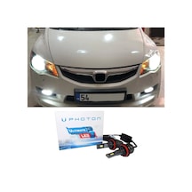 Honda Civic Fd6 Led Xenon Sis Far Ampulü H11 Ultimate 9500 Lumens Yeni Seri Beyaz 2006-2012