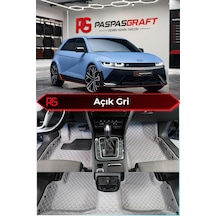 Hyundai Ionıq 5 Açık Gri 8d Diamond Premium Havuzlu Deri Oto Paspas