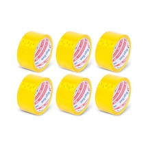 45 Mm X 40 Mt Sarı Koli Bandı 6 Adet 1
