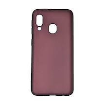 Zore Galaxy A40 Kılıf Nvth Premier Silikon Kapak - Mürdüm