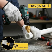 Plastik Boru Kalemtraş Kademeli Boru Açma Pvc Pprc Boru Tamir Delme Genişletme Onarımı İçin 3lü Havşa Seti Lisinya