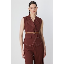 On Fashion Yelek 810 Kahve