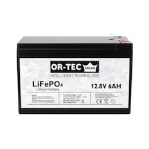 Or-tec 12.8v 6ah Lifepo4 Akülü Araba - Ups Aküsü