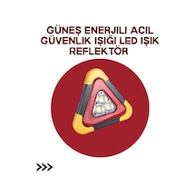 Drnds Alüminyum Gövdeli Led Üçgen Reflektörlü Acil Işık
