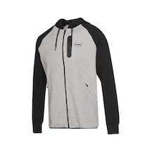 Hummel Nova Zıp Hoodıe Erkek Fermuarlı Ceket Gri Gri