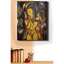 Webstyle Sayılarla Boyama Seti Kasnaklı Kadın Ve Çocuk 40 X 50 Cm