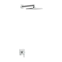 Teska Misis Tek Yönlü Kare Duş Seti-krom Krom